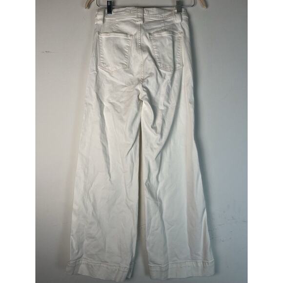 Joe's Jeans The Avery High Rise Wide Leg Jeans Off White - MSRP $148 - Sz 28 - Picture 2 of 10